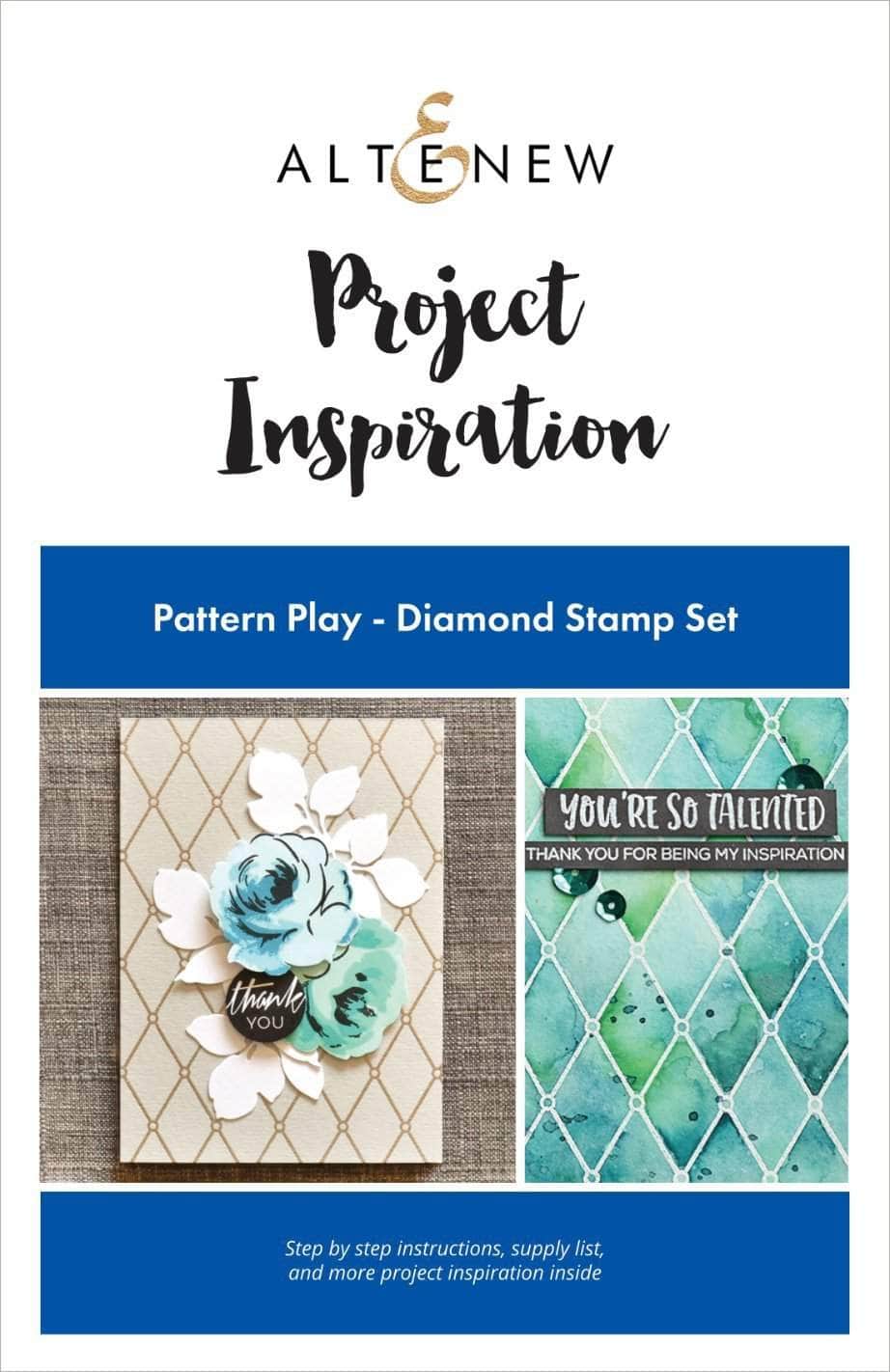 Printed Media Pattern Play - Diamond Project Inspiration Guide