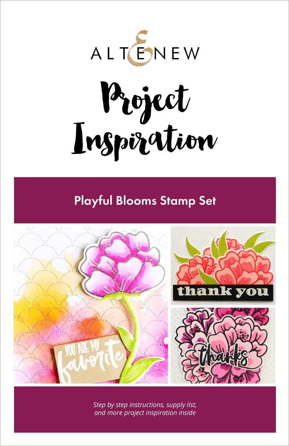Printed Media Playful Blooms Project Inspiration Guide