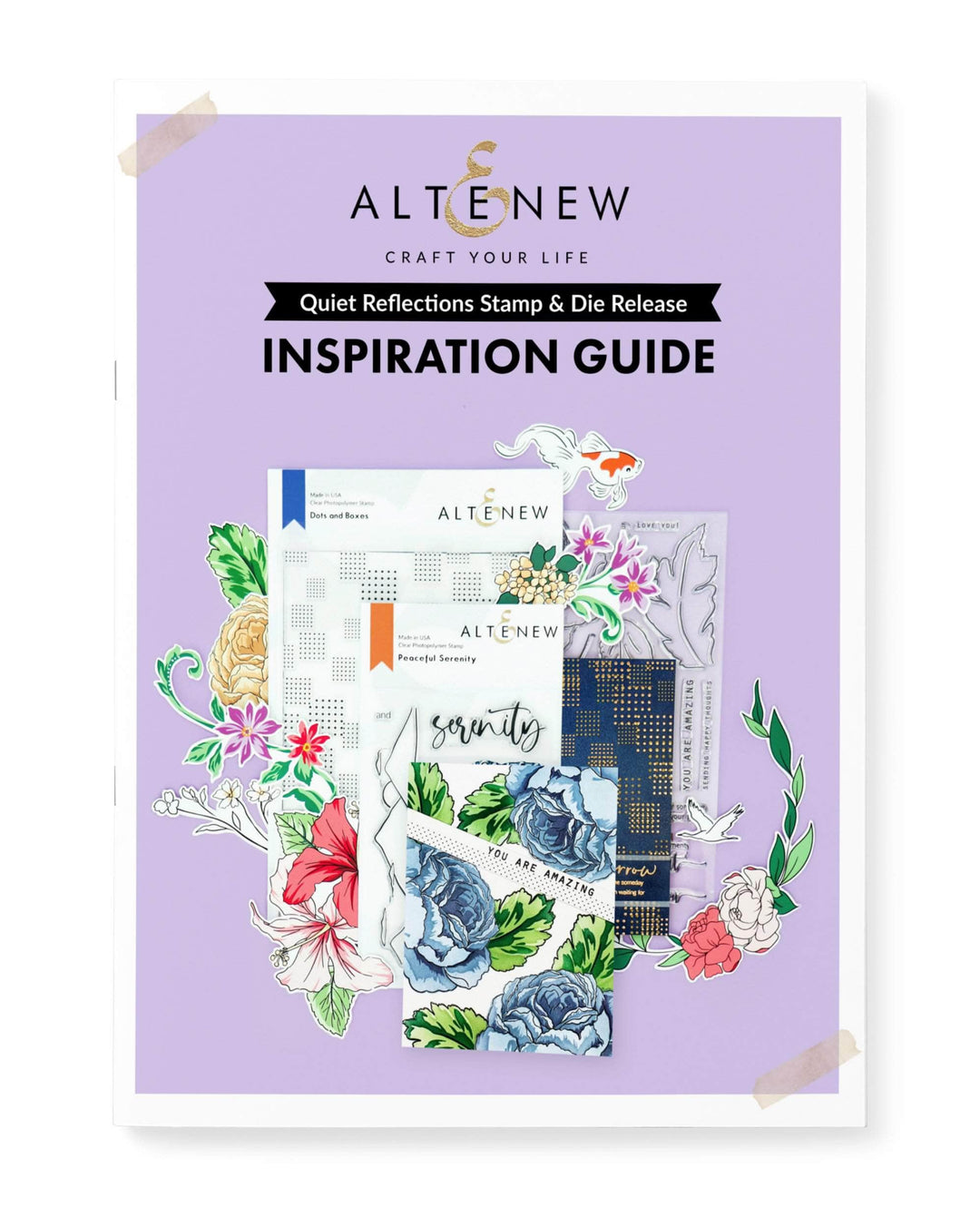 Printed Media Quiet Reflections Stamp & Die Release Inspiration Guide