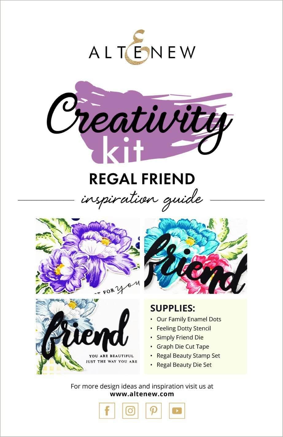 Printed Media Regal Friend Creativity Kit Inspiration Guide