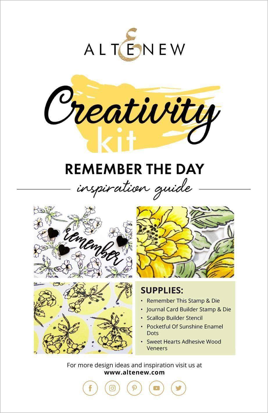 Printed Media Remember The Day Creativity Kit Inspiration Guide
