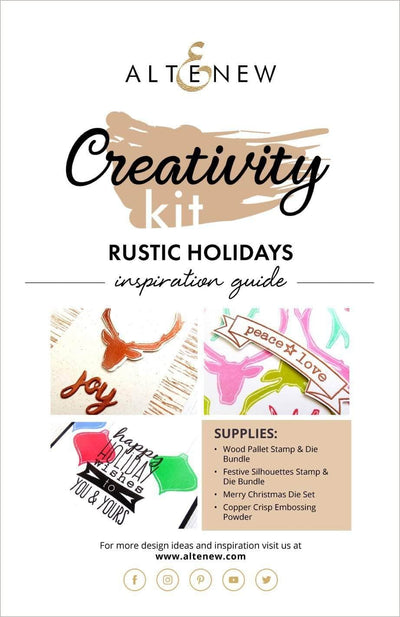 Printed Media Rustic Holidays Creativity Kit Inspiration Guide