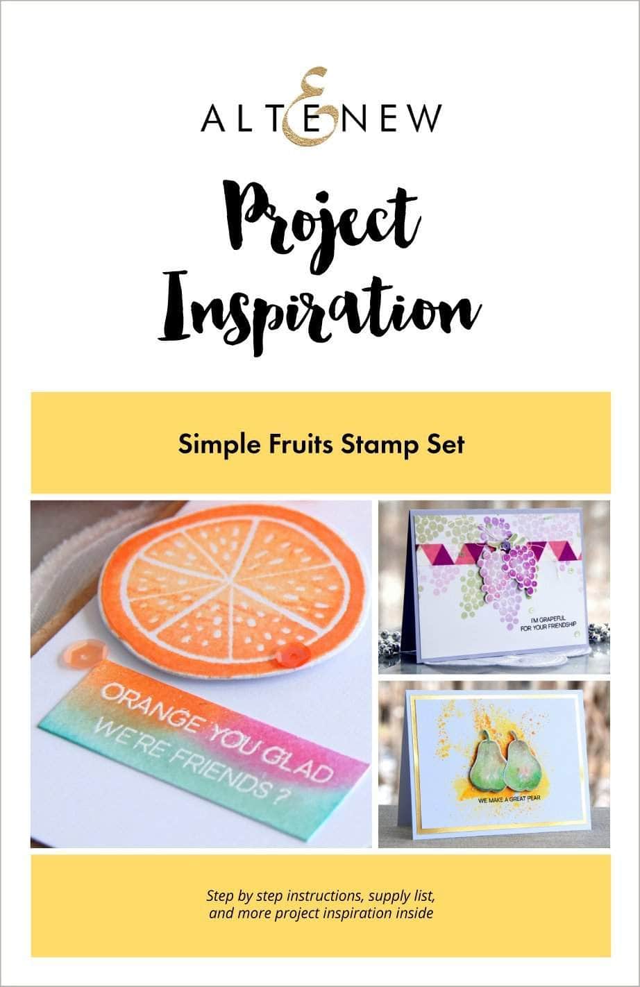 Printed Media Simple Fruits Project Inspiration Guide