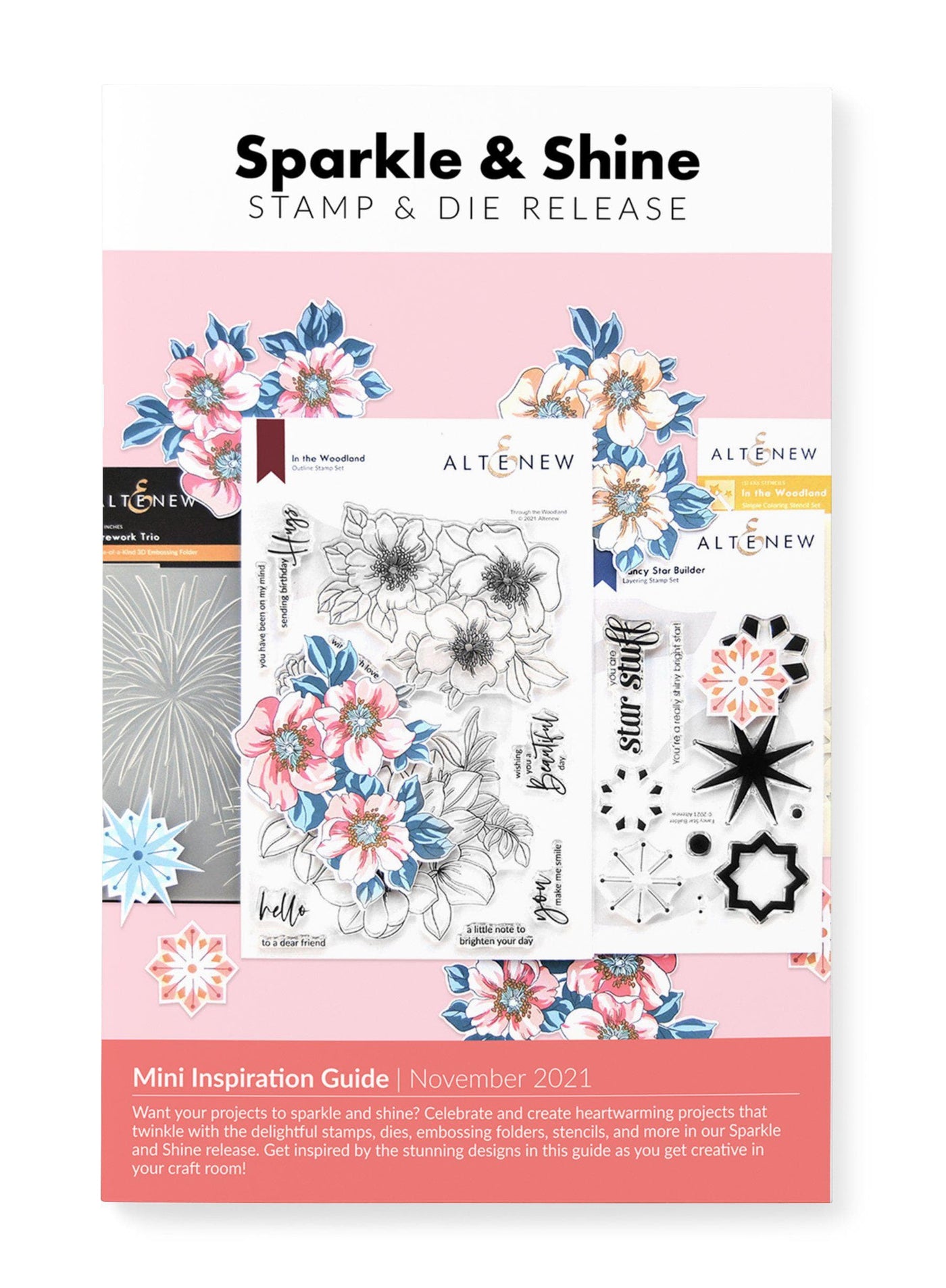 Printed Media Sparkle & Shine Stamp & Die Release Mini Inspiration Guide