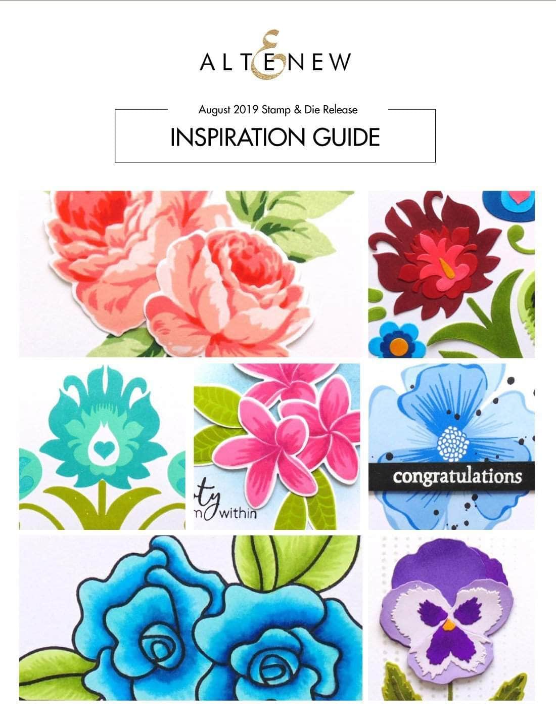 Printed Media Stamped & Sketched Stamp & Die Release Inspiration Guide