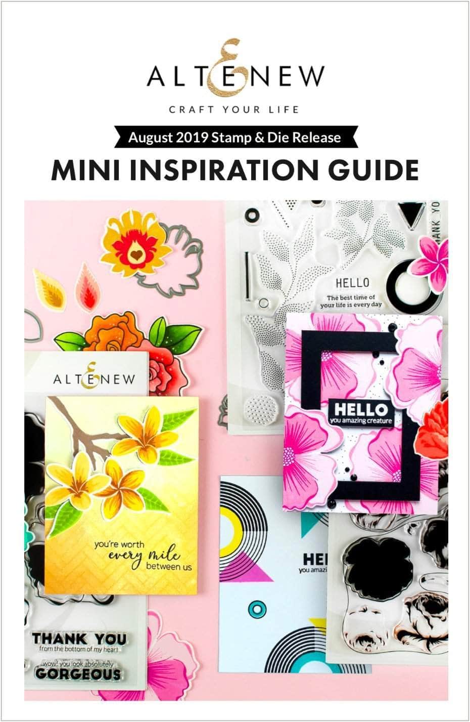 Printed Media Stamped & Sketched Stamp & Die Release Mini Inspiration Guide