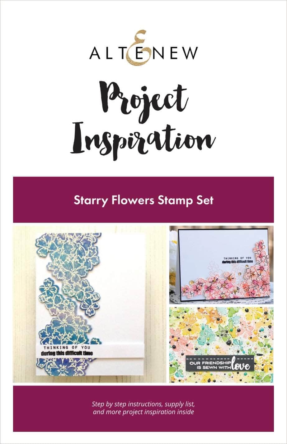 Printed Media Starry Flowers Project Inspiration Guide