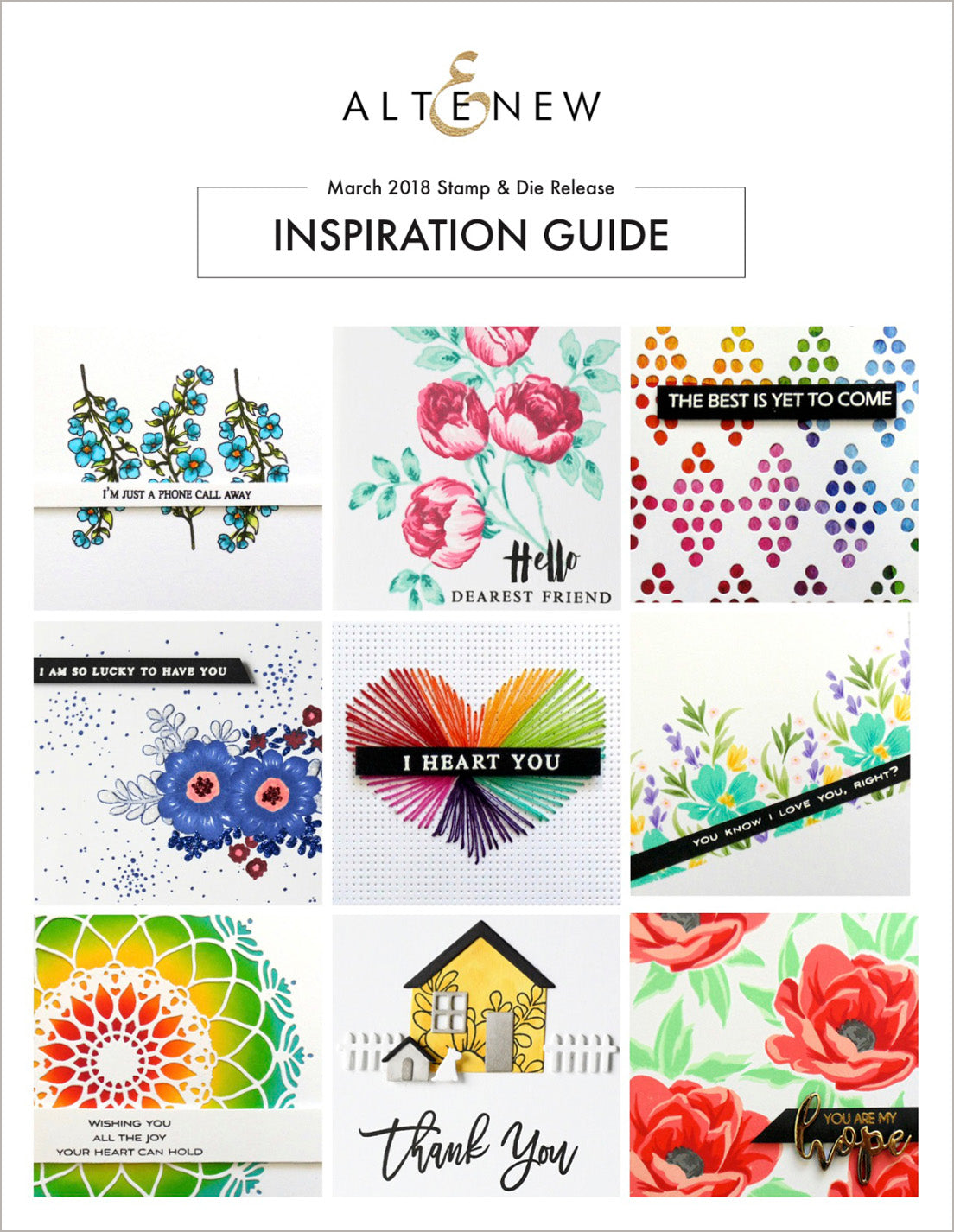 Printed Media Stitched With Hope Release Inspiration Guide