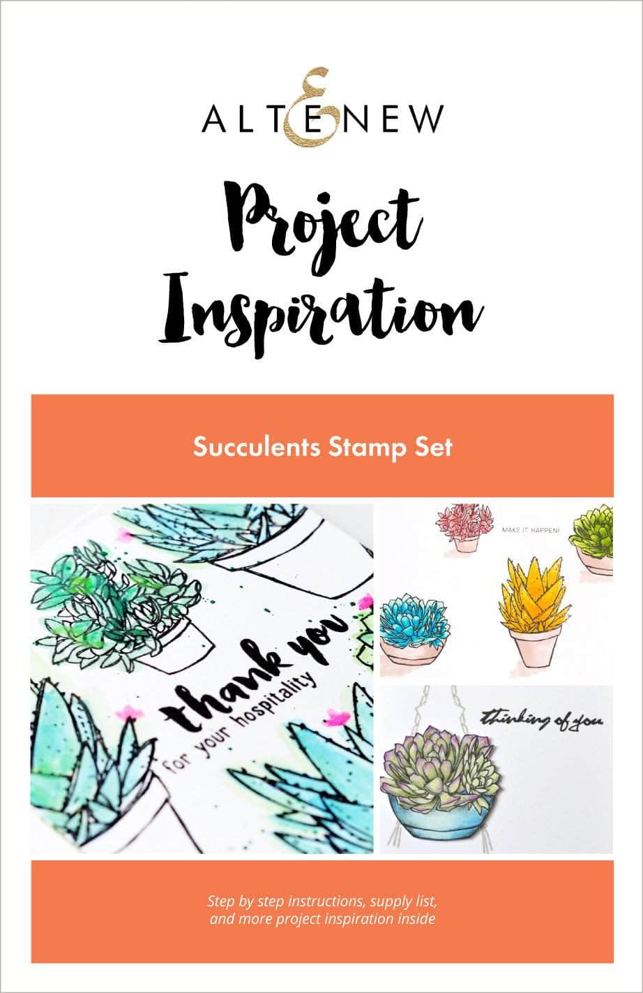 Printed Media Succulents Project Inspiration Guide