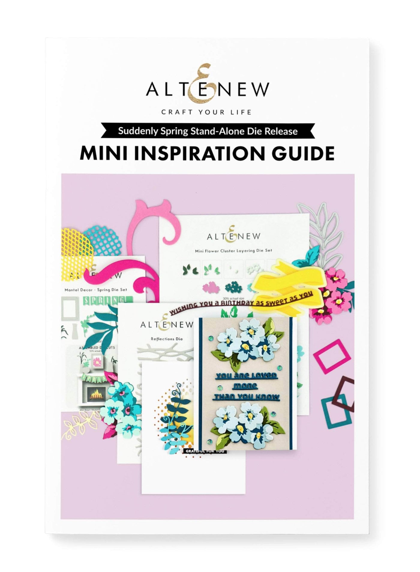 Printed Media Suddenly Spring Stand-alone Die Release Mini Inspiration Guide