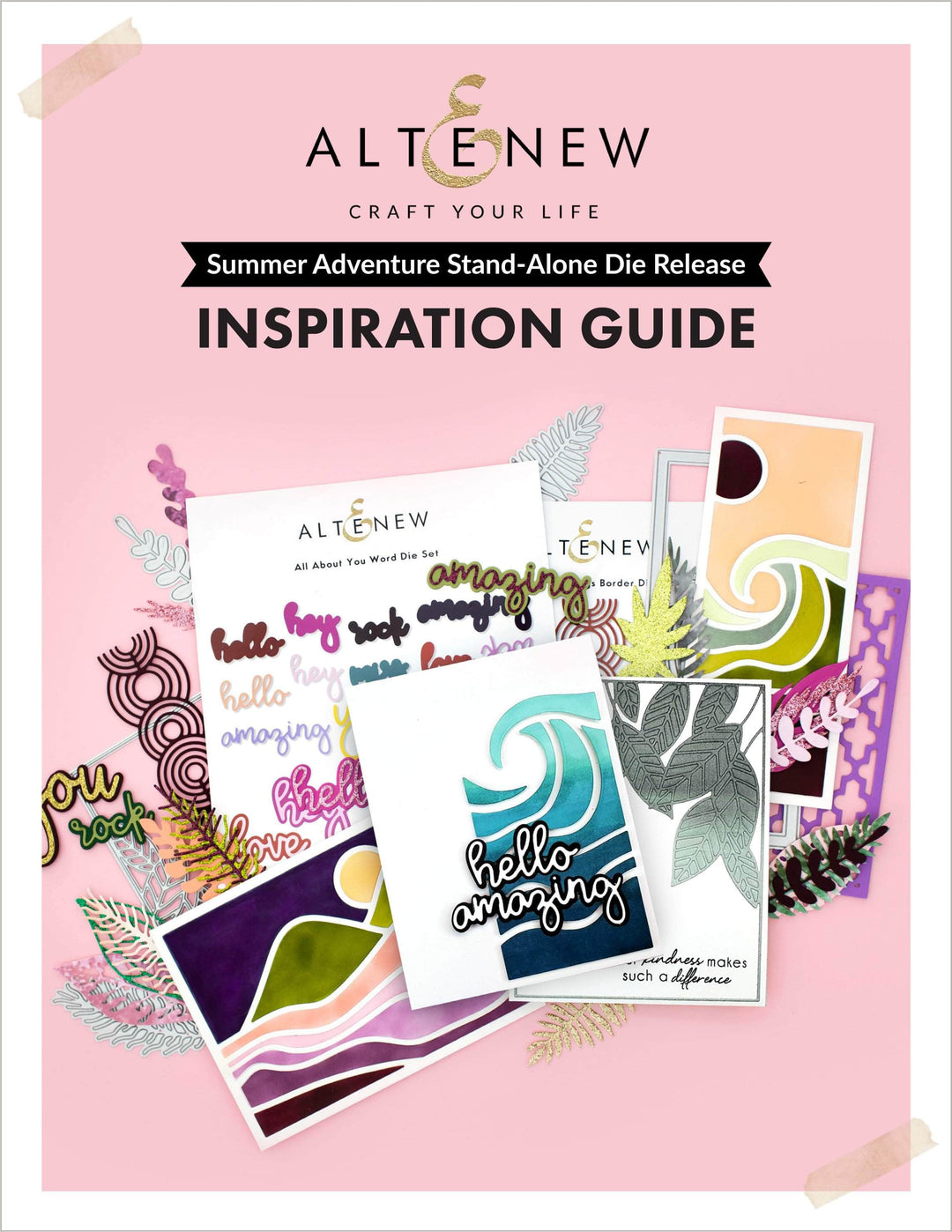 Printed Media Summer Adventure Die Release Inspiration Guide