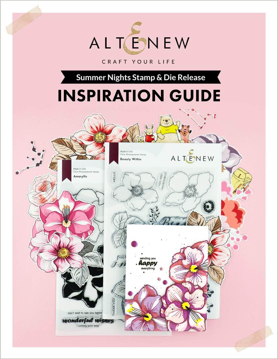 Printed Media Summer Nights Stamp & Die Release Inspiration Guide