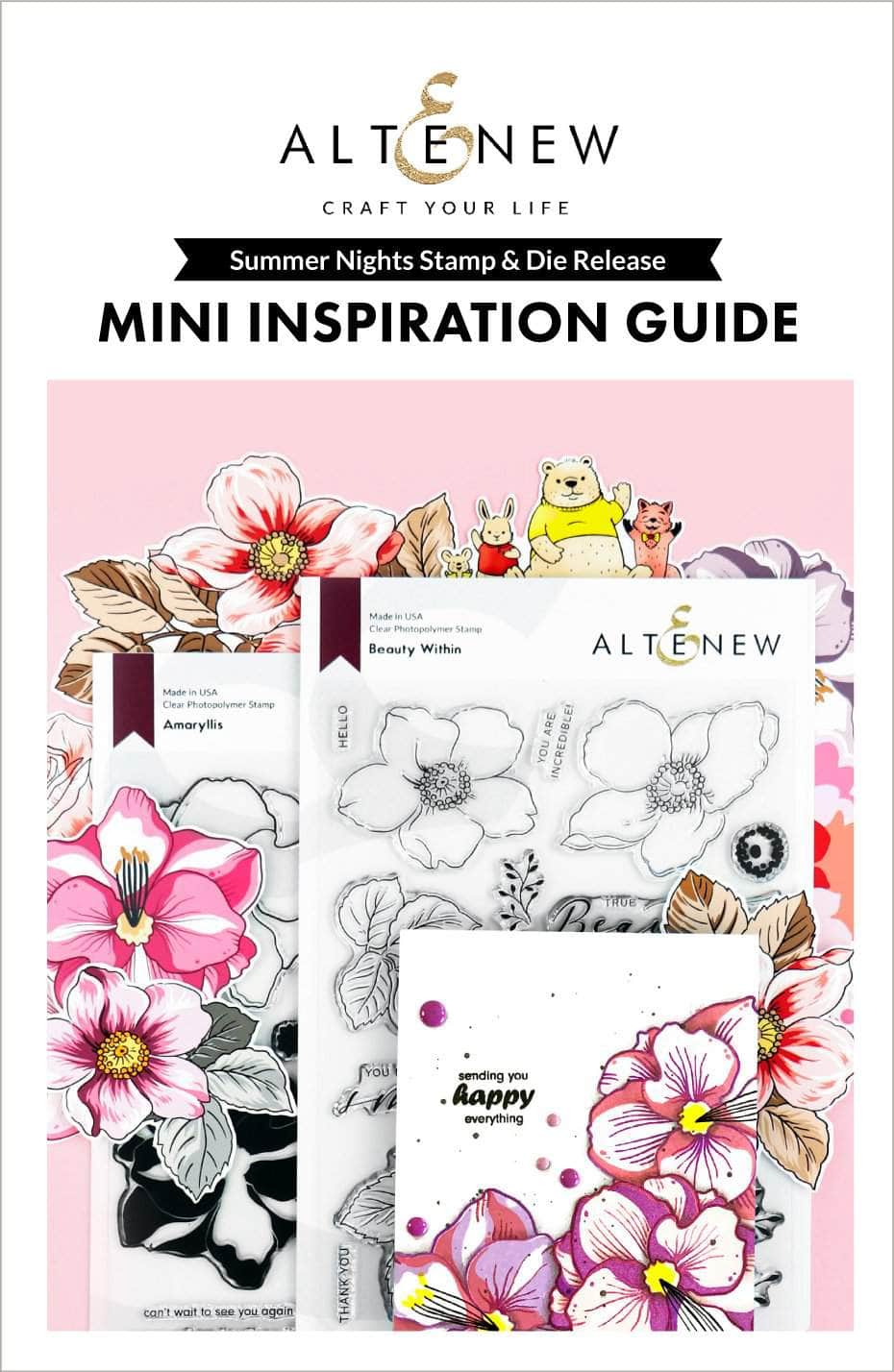 Printed Media Summer Nights Stamp & Die Release Mini Inspiration Guide