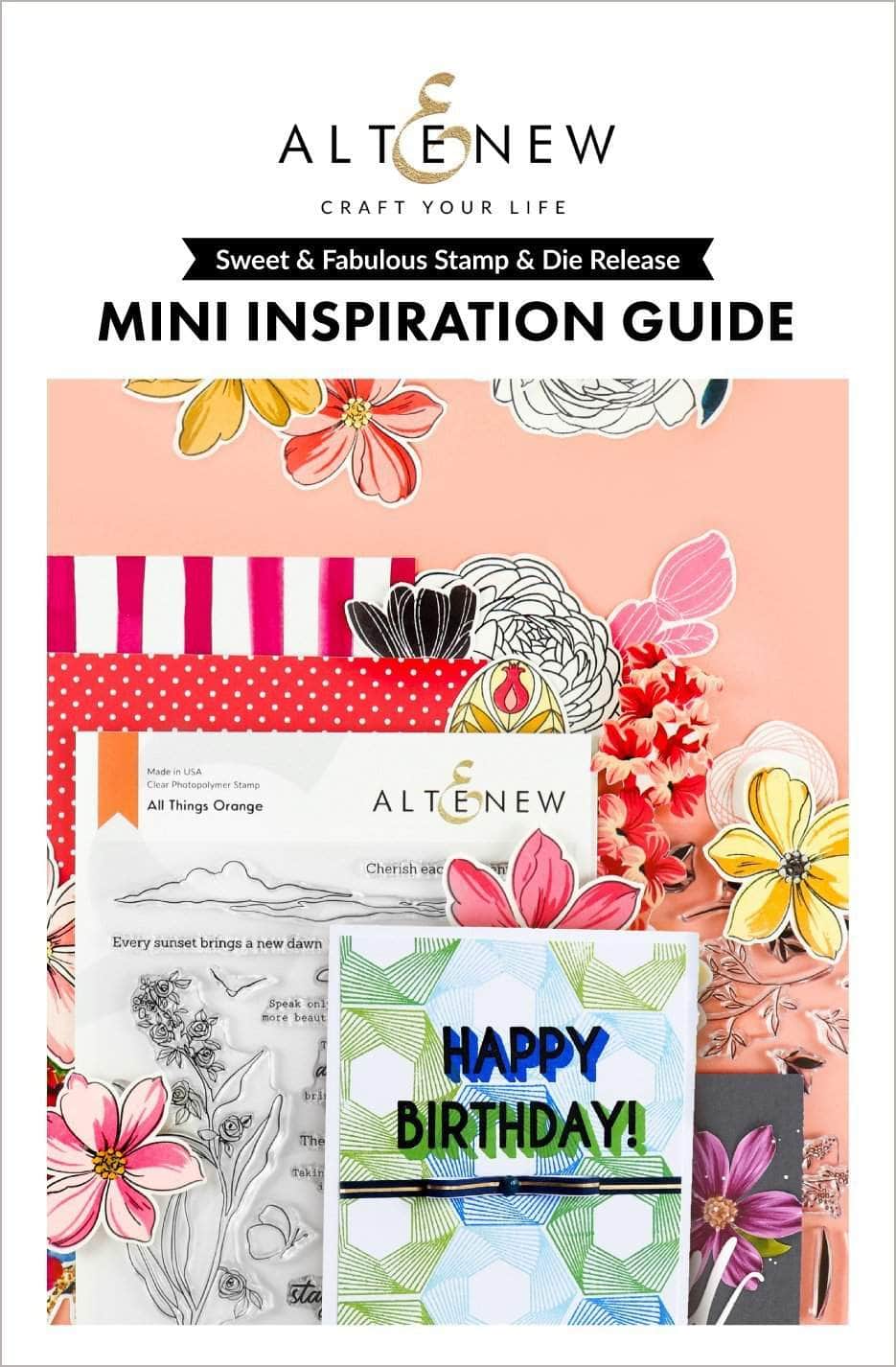 Printed Media Sweet & Fabulous Stamp & Die Release Mini Inspiration Guide