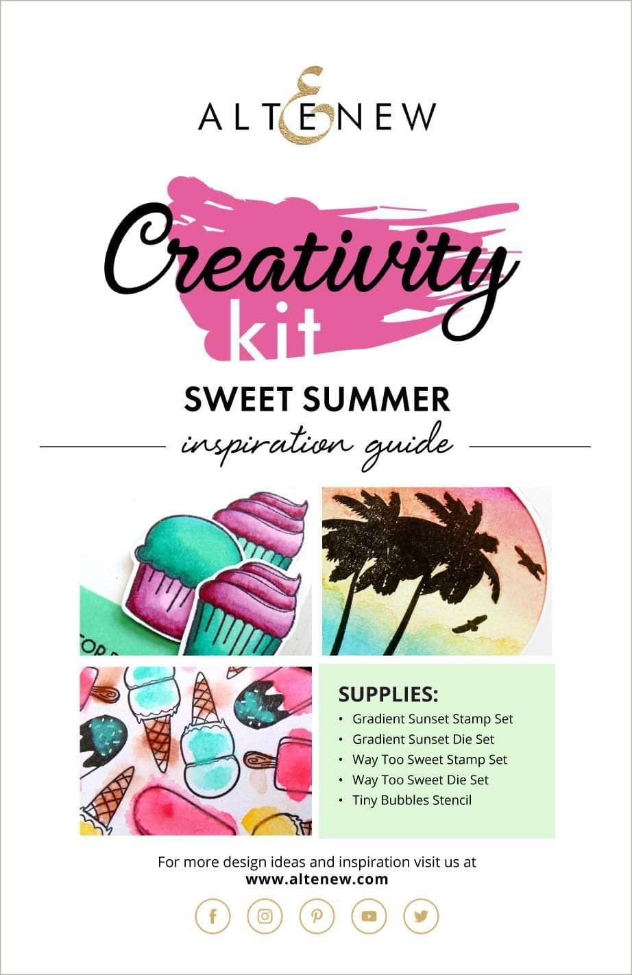 Printed Media Sweet Summer Creativity Kit Inspiration Guide