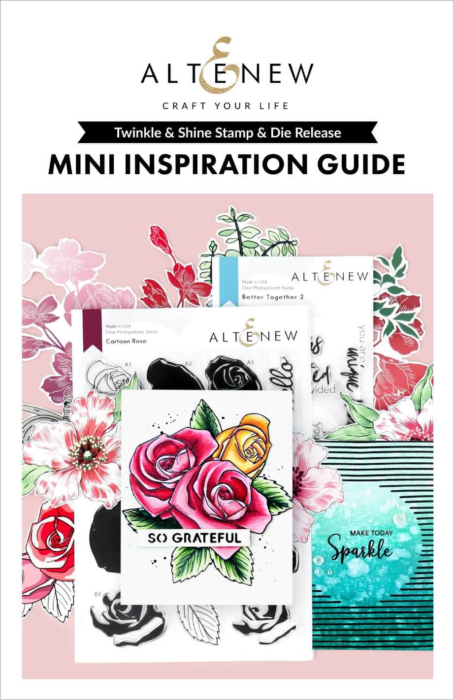 Printed Media Twinkle & Shine Stamp & Die Release Mini Inspiration Guide