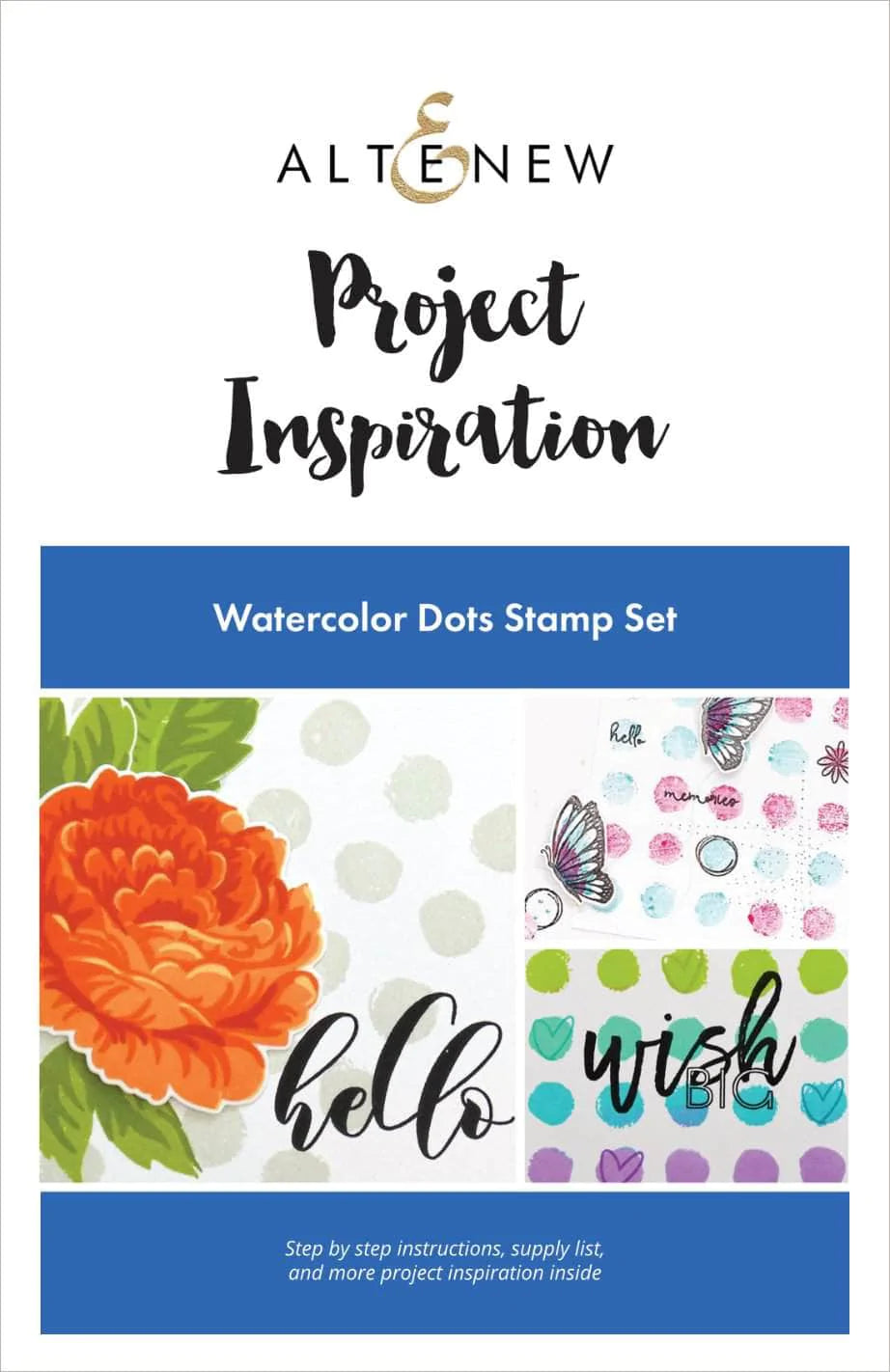 Printed Media Watercolor Dots Project Inspiration Guide