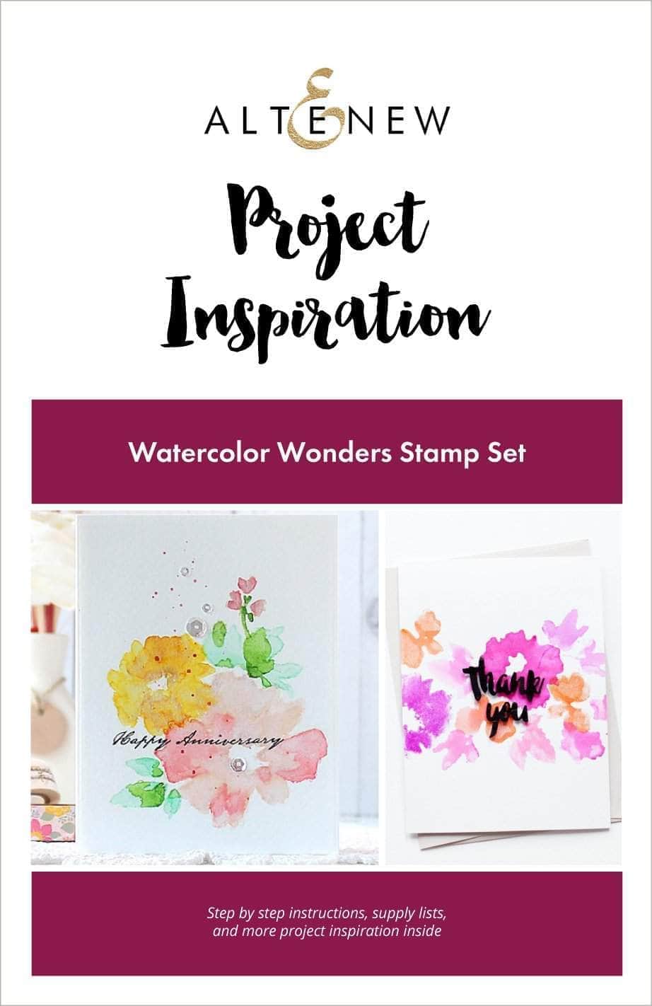 Printed Media Watercolor Wonders Project Inspiration Guide