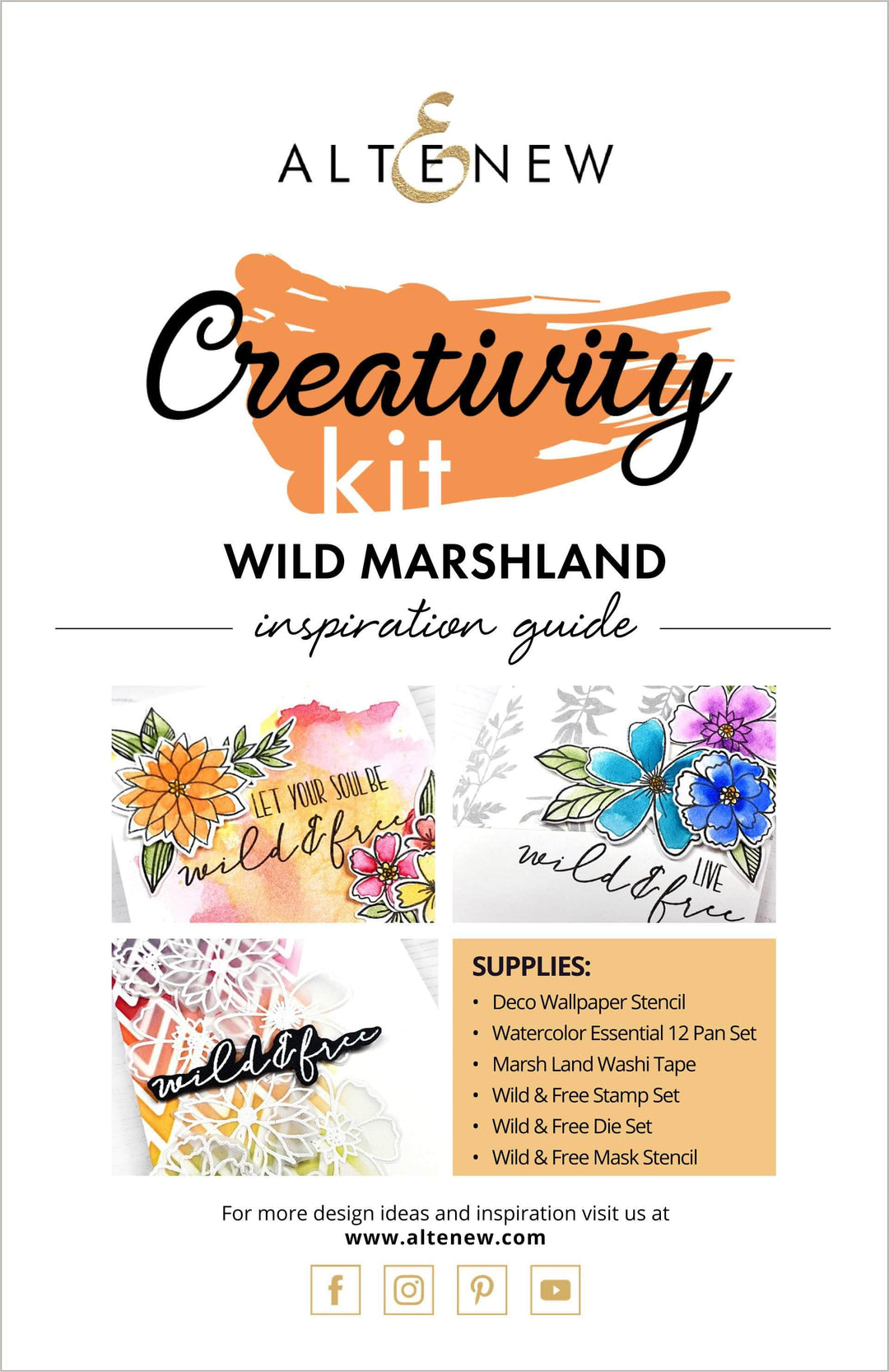 Printed Media Wild Marshland Creativity Cardmaking Kit Inspiration Guide