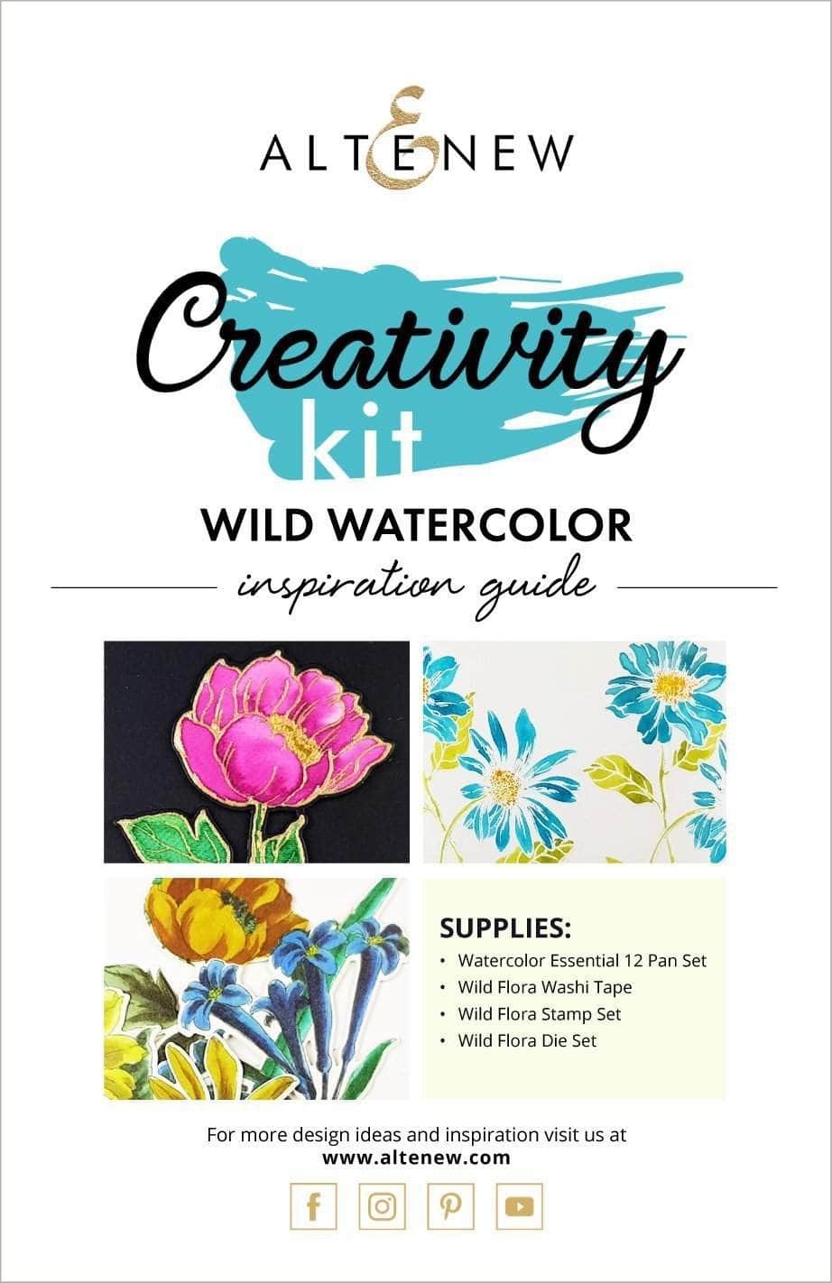 Printed Media Wild Watercolor Creativity Kit  Inspiration Guide