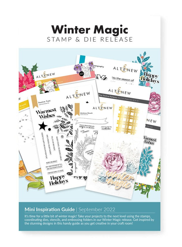 Printed Media Winter Magic Stamp & Die Release Mini Inspiration Guide