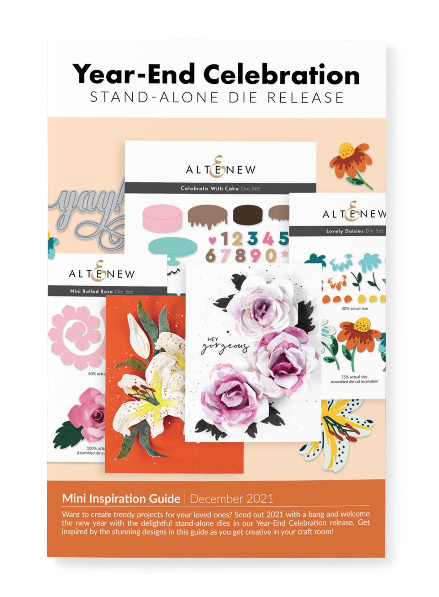 Printed Media Year-End Celebration Stand-alone Die Release Mini Inspiration Guide