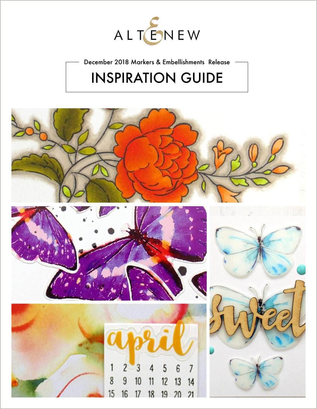 Printed Media Year-Round Color Markers & Embellishments Release Inspiration Guide