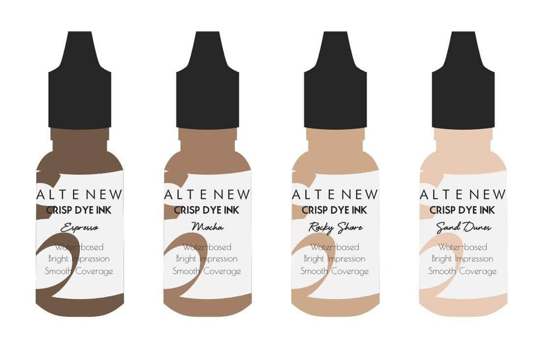 Re-inker Bundle Coffee Break Crisp Dye Ink Re Inker