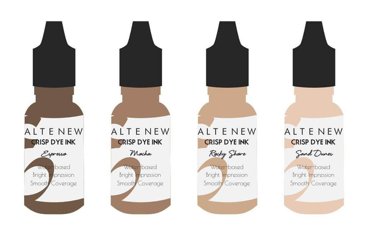 Re-inker Bundle Coffee Break Crisp Dye Ink Re Inker