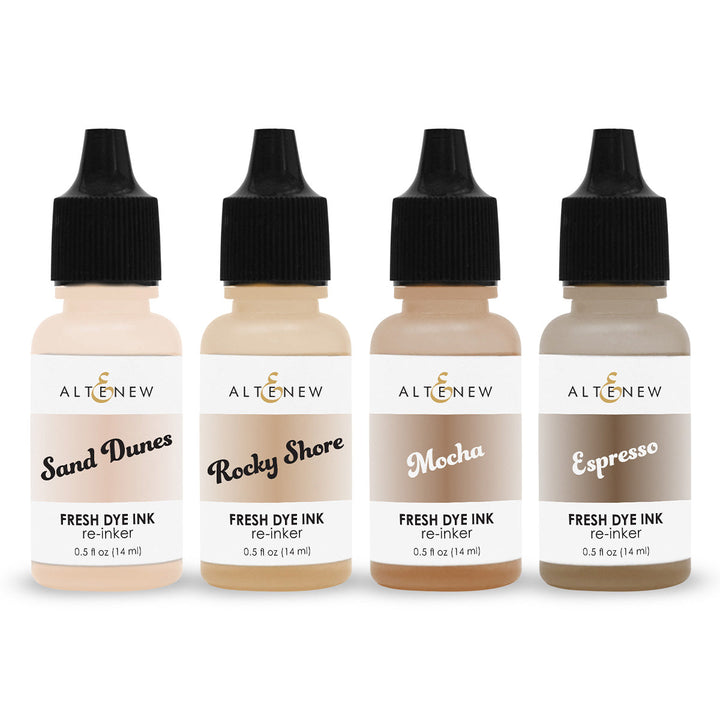 Re-inker Bundle Coffee Break Fresh Dye Ink Re-inker