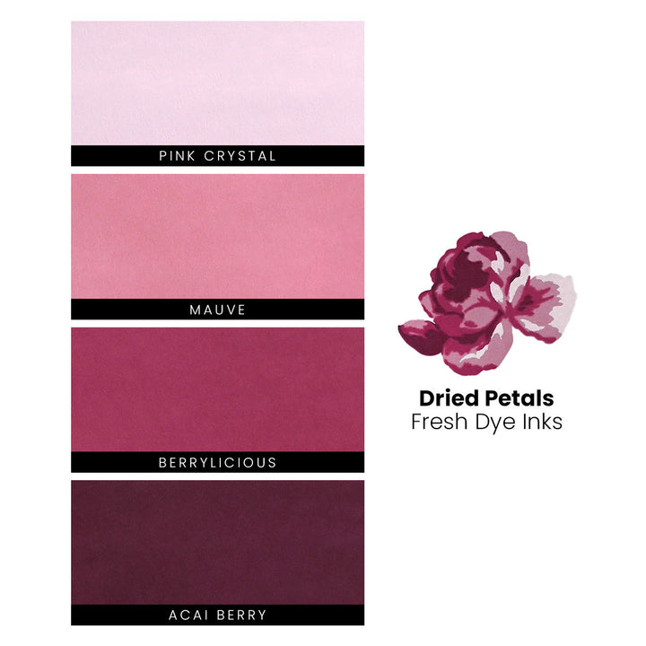 Re-inker Bundle Dried Petals Fresh Dye Ink Re-inker