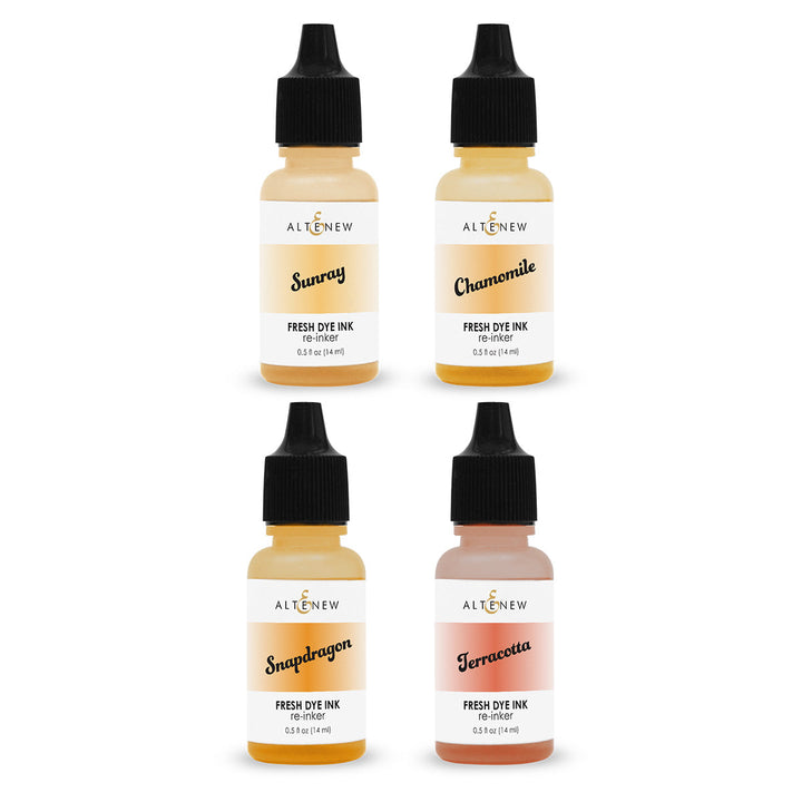 Re-inker Bundle Golden Sunset Fresh Dye Ink Re-inker