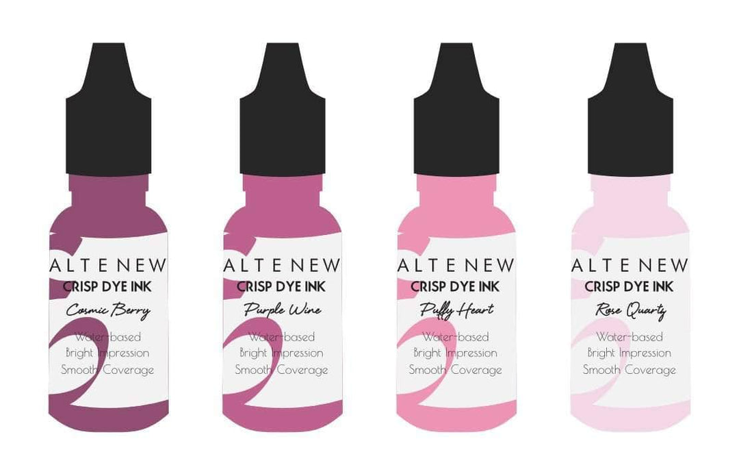 Re-inker Bundle Rose Petal Crisp Dye Ink Re Inker