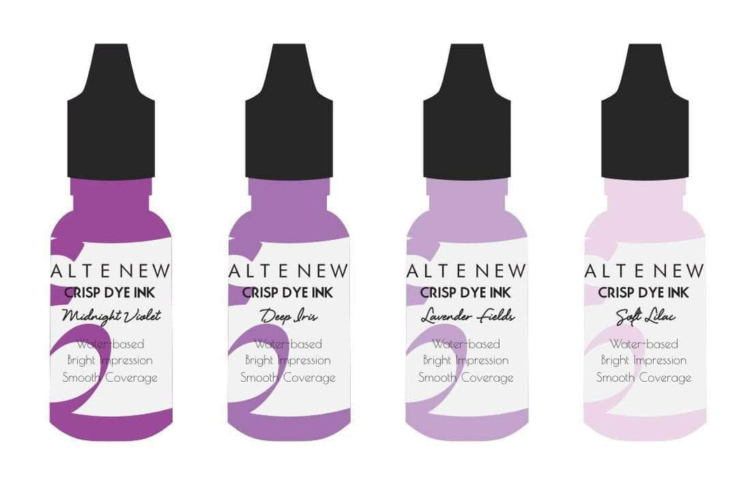Re-inker Bundle Shades Of Purple Crisp Dye Ink Re Inker