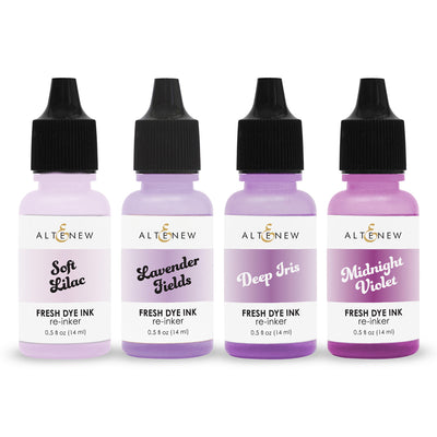 Re-inker Bundle Shades of Purple Fresh Dye Ink Reinker