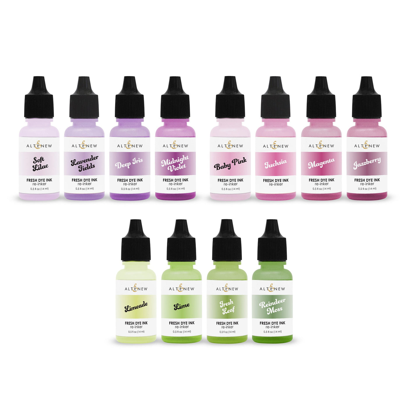 Re-inker Bundle Spectacular Spectrum Fresh Dye Ink Reinker Bundle