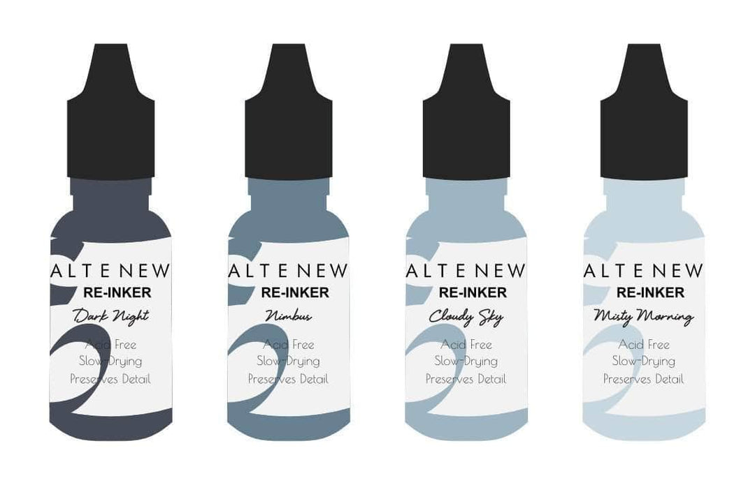 Re-inker Bundle Tranquility Crisp Dye Ink Re Inker