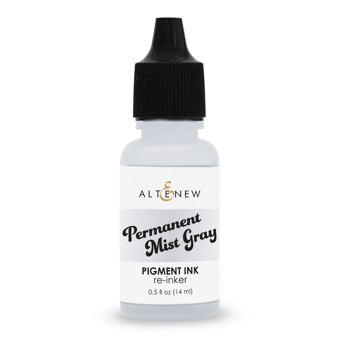 Re-inker Permanent Mist Gray Pigment Ink Re-inker