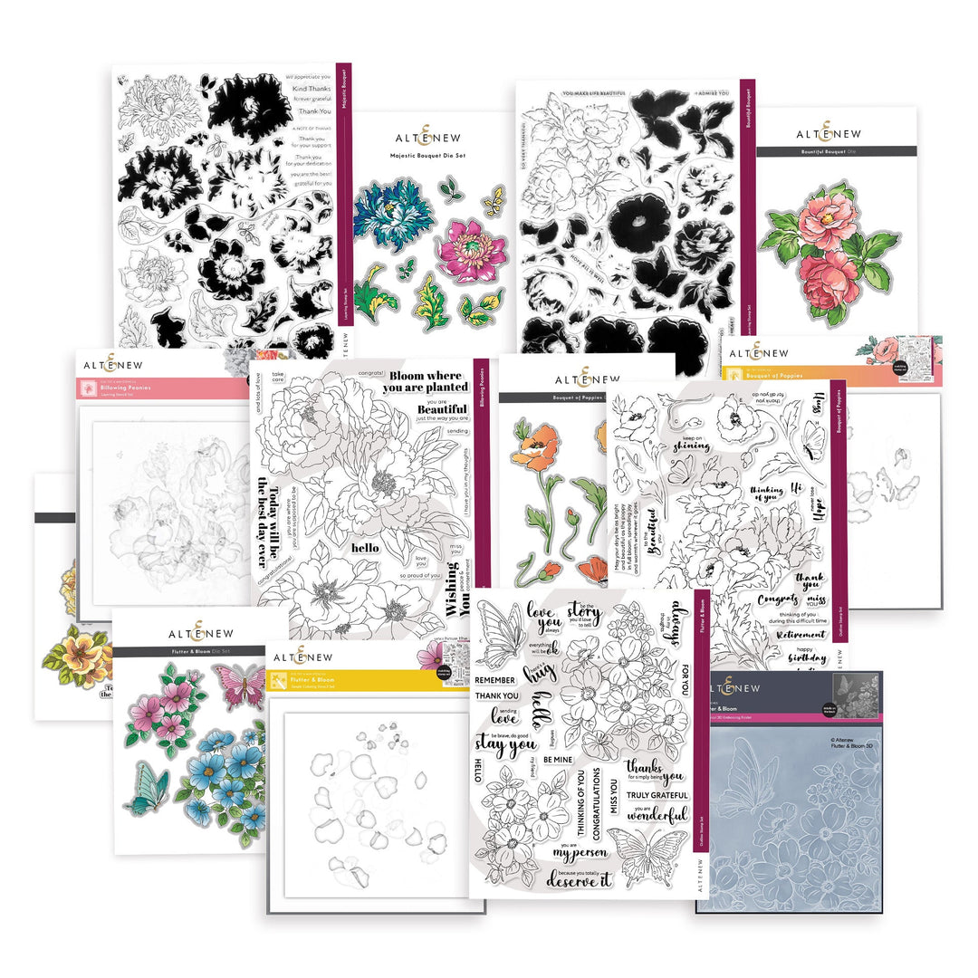 Release Bundle Altenew Anniversary Blooms Bundle