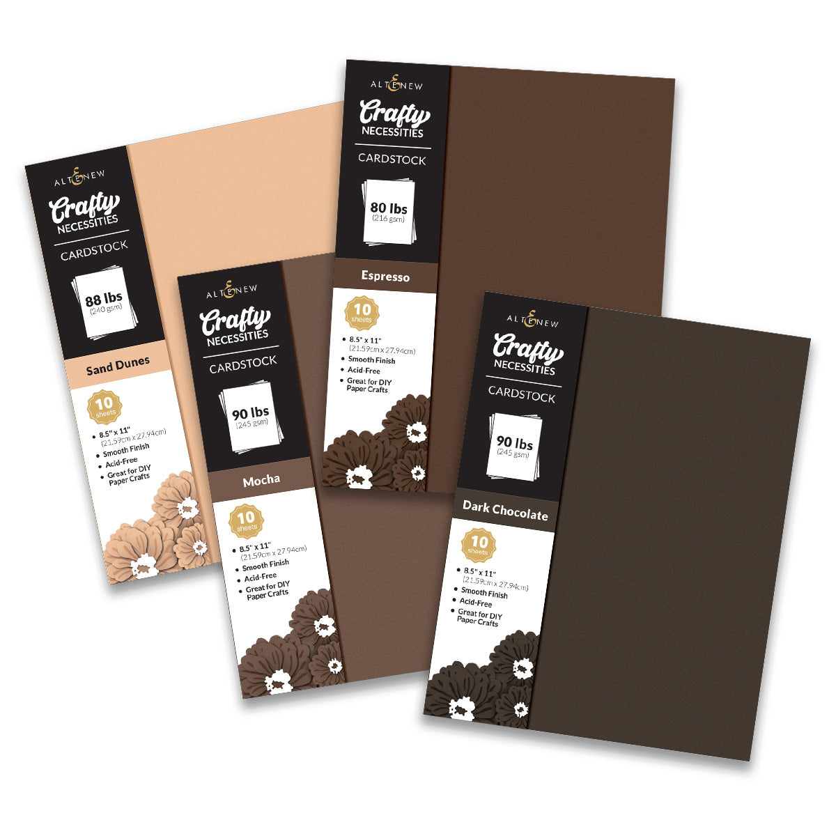 Release Bundle Crafty Necessities Cardstock Bundle (Coffee Break)