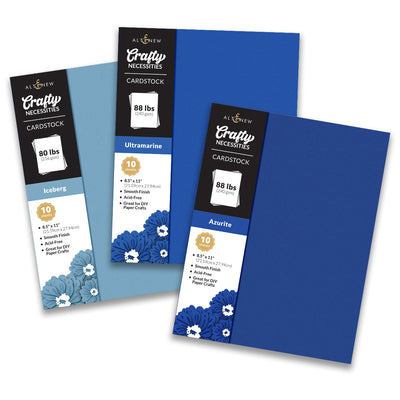 Release Bundle Crafty Necessities Cardstock Bundle (Lapis Lazuli)