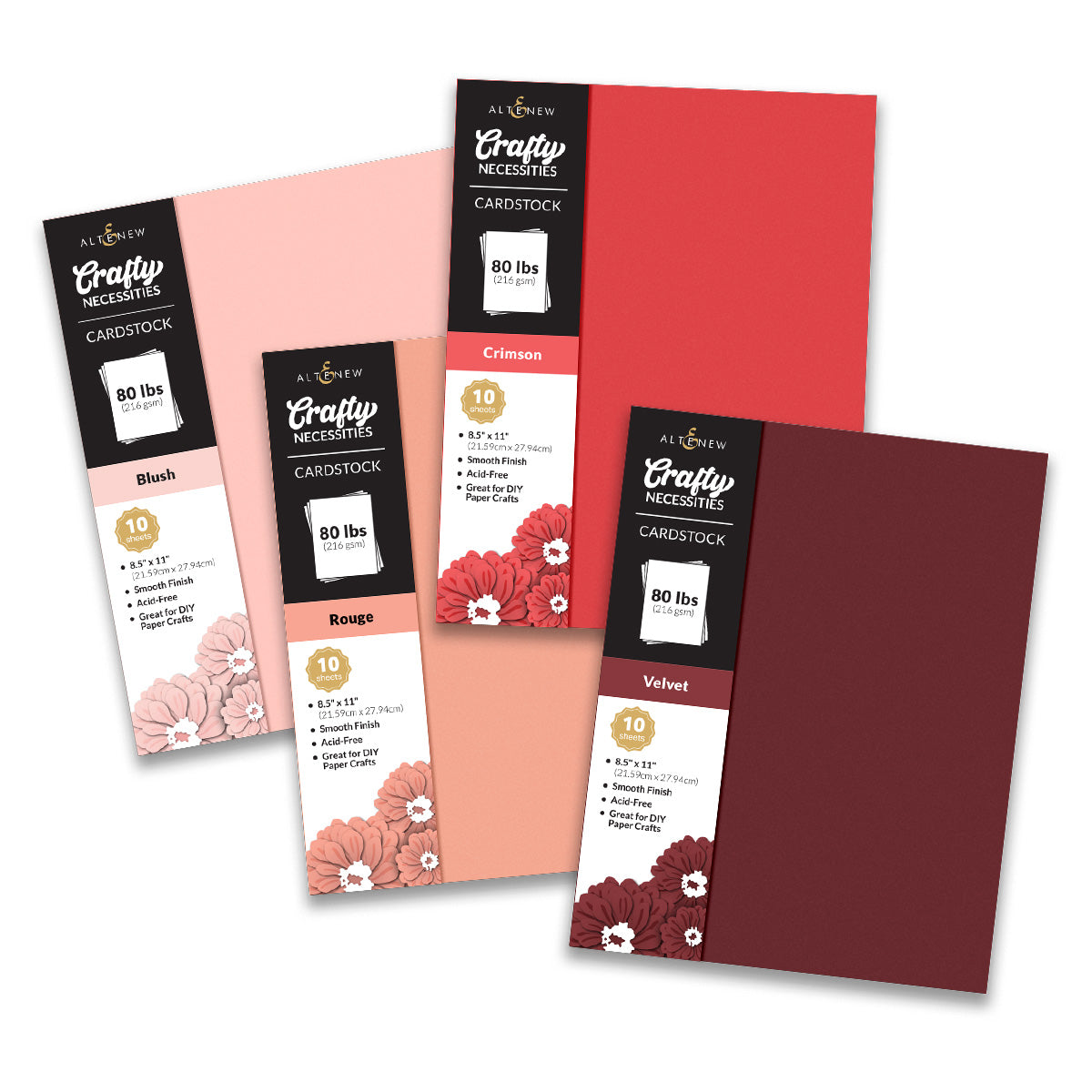 Release Bundle Crafty Necessities Cardstock Bundle (Red Sunset)