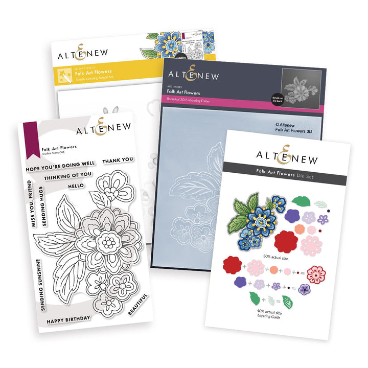 Release Bundle Folk Art Flowers