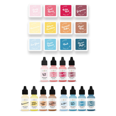 Release Bundle Spectrum Splash Fresh Dye Ink Mini Cube & Re-Inker Bundle