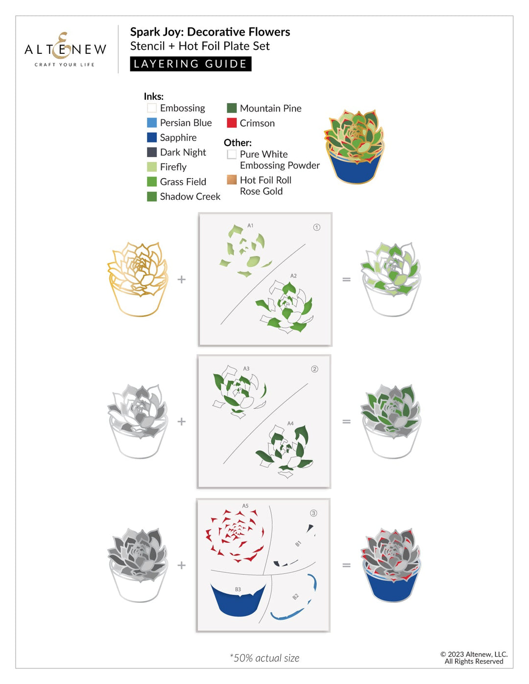 Spark Joy Bundle Spark Joy: Potted Succulent & Add-on Die Bundle