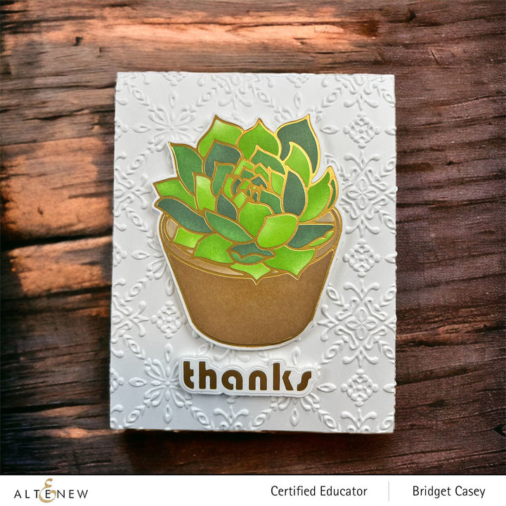 Spark Joy Bundle Spark Joy: Potted Succulent & Add-on Die Bundle