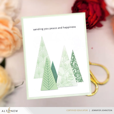 Stamp & Betterpress Plates Festive Triangles