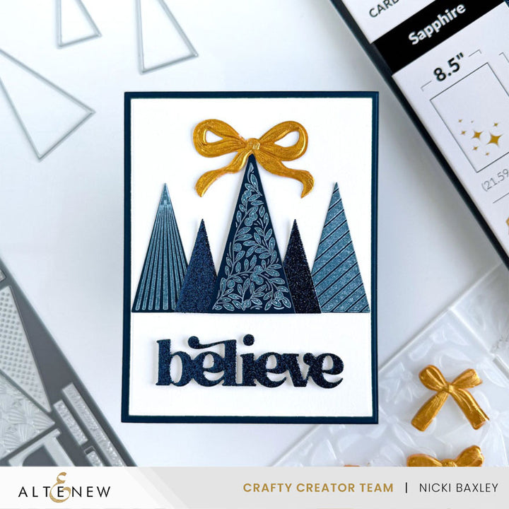 Stamp & Betterpress Plates Festive Triangles