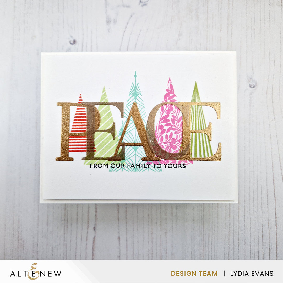 Stamp & Betterpress Plates Festive Triangles