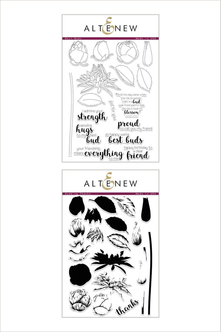Stamp Bundle Best Buds & Budding Thanks Stamp Bundle